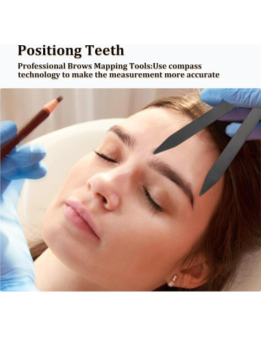 Regla de Cejas Charme Princesse Acero Inoxidable Plata