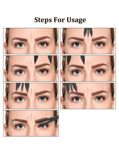 Regla de Cejas Charme Princesse Acero Inoxidable Plata