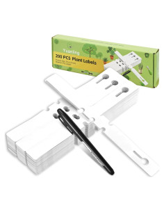 Etiquetas de Plantas Yuanling 120 Piezas Blancas 20x2.2cm