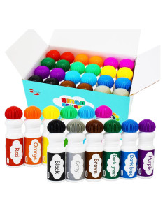 Marcadores de Puntos Yuanhe - Set de 24 Tintas No Tóxicas