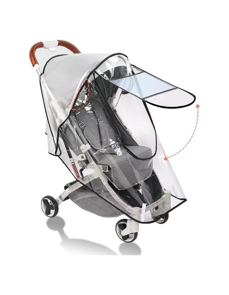 Cubierta de Lluvia Universal para Cochecito Bebé YRCFYZ-0227-01