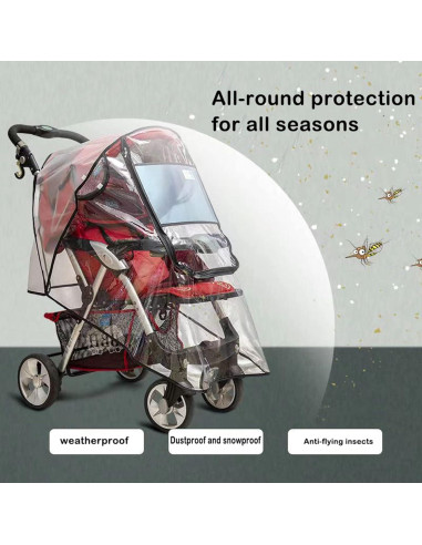 Cubierta de Lluvia Universal para Cochecito Bebé YRCFYZ-0227-01