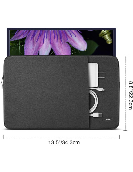 Funda para Monitor Portátil Losong 14" Resistente al Agua