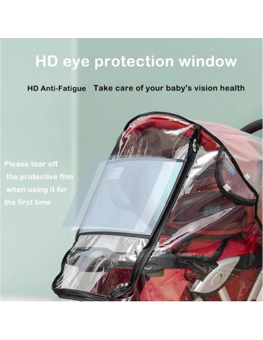 Cubierta de Lluvia Universal para Cochecito Bebé YRCFYZ-0227-01