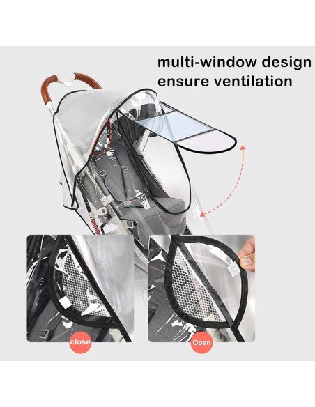 Cubierta de Lluvia Universal para Cochecito Bebé YRCFYZ-0227-01