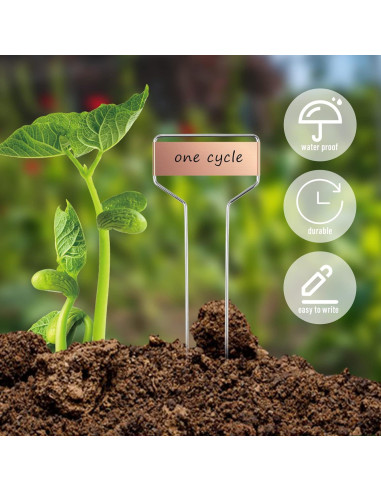 Etiquetas de Jardín Geilihome de Cobre - 30PCS Reutilizables