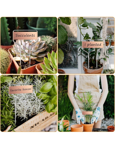 Etiquetas de Jardín Geilihome de Cobre - 30PCS Reutilizables