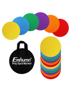 Marcadores de Puntos de Poliéster Emhumn 12 Pzas 9" Multicolor