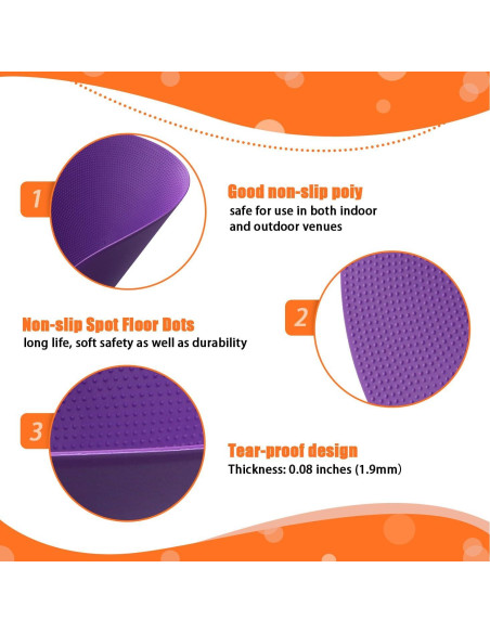 Marcadores de Puntos de Poliéster Emhumn 12 Pzas 9" Multicolor