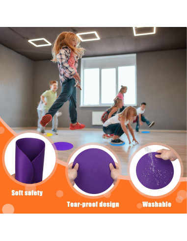 Marcadores de Puntos de Poliéster Emhumn 12 Pzas 9" Multicolor