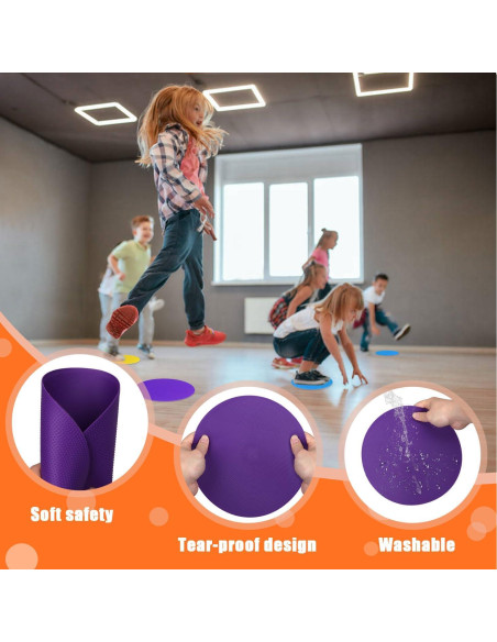 Marcadores de Puntos de Poliéster Emhumn 12 Pzas 9" Multicolor