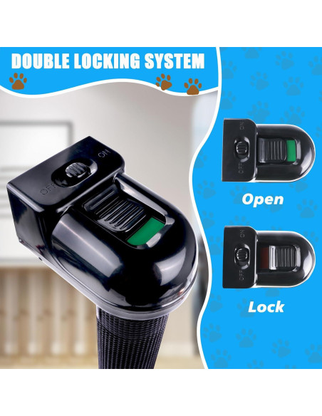 Puerta Retráctil para Perros YORWHIN 35.56 cm Negra Expandible Puerta Retráctil para Perros YORWHIN 35.56 cm Negra Expandible