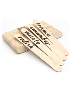 Etiquetas de Jardín de Madera KINGLAKE 150 Pcs 15.24 cm