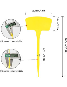 Etiquetas de Jardín de Plástico KINGLAKE 30 Piezas 26.5 cm 2