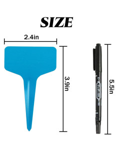 Etiquetas para Plantas GXXMEI 220PCS Multicolor 6x10cm 2