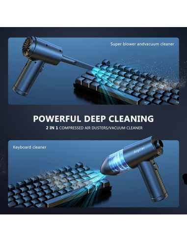 Soplador de aire Airpher 2 en 1 70000RPM recargable