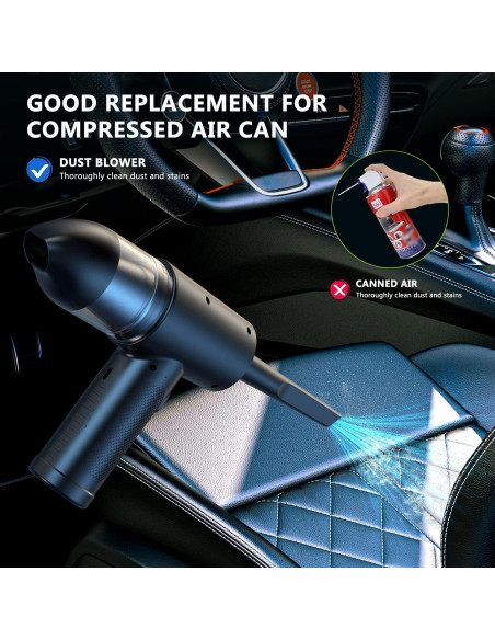 Soplador de aire Airpher 2 en 1 70000RPM recargable