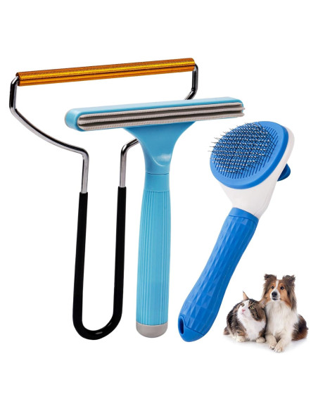 Removedor de Pelo de Mascotas 3 en 1 Analan Azul Cielo Removedor de Pelo de Mascotas 3 en 1 Analan Azul Cielo