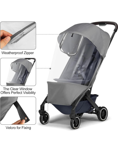 Cubierta de Lluvia Joolz AER+ | Impermeable y Plegable