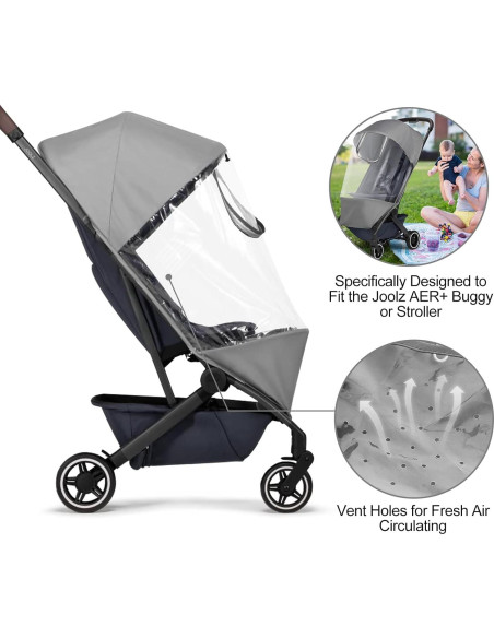 Cubierta de Lluvia Joolz AER+ | Impermeable y Plegable