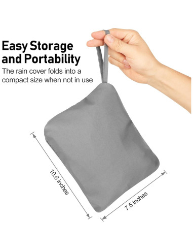 Cubierta de Lluvia Joolz AER+ | Impermeable y Plegable