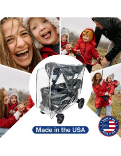 Cubierta de Lluvia y Viento SASHA para Carro Baby Trend Expedition 2