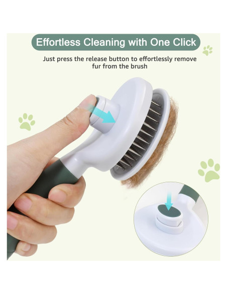 Cepillo Autolimpiante para Mascotas IPTPAS Verde - Aseo Perros y Gatos Cepillo Autolimpiante para Mascotas IPTPAS Verde - Aseo Perros y Gatos