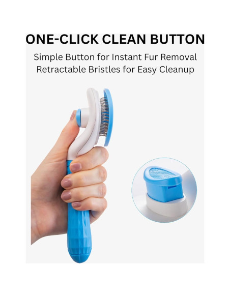 Cepillo Autolimpiante AIXIN para Gatos y Perros - 20cm