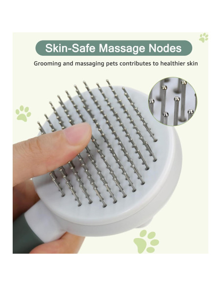 Cepillo Autolimpiante para Mascotas IPTPAS Verde - Aseo Perros y Gatos Cepillo Autolimpiante para Mascotas IPTPAS Verde - Aseo Perros y Gatos