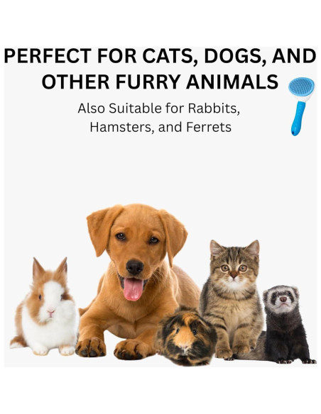 Cepillo Autolimpiante AIXIN para Gatos y Perros - 20cm