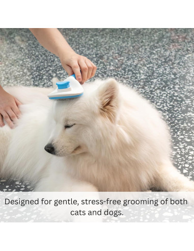 Cepillo Autolimpiante AIXIN para Gatos y Perros - 20cm