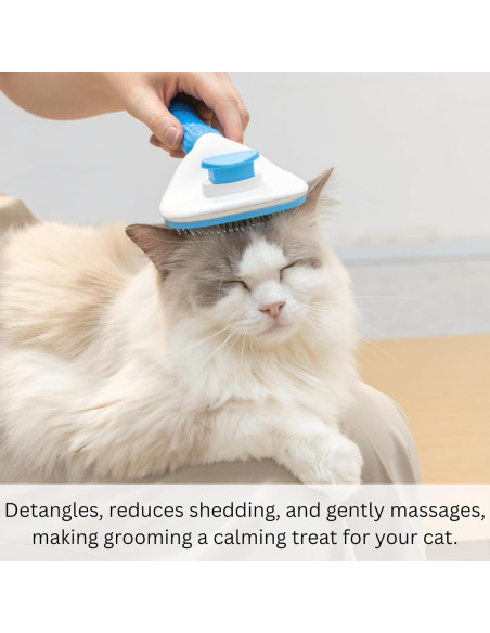 Cepillo Autolimpiante AIXIN para Gatos y Perros - 20cm