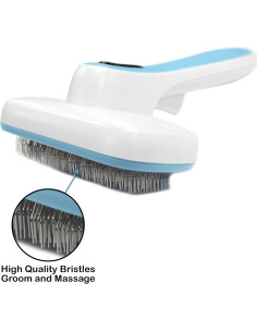 Cepillo Deshebrador Automático Pets First para Perros y Gatos 2