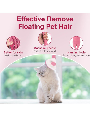 Cepillo Autolimpiante para Perros y Gatos Genérico 23.5x13.9cm