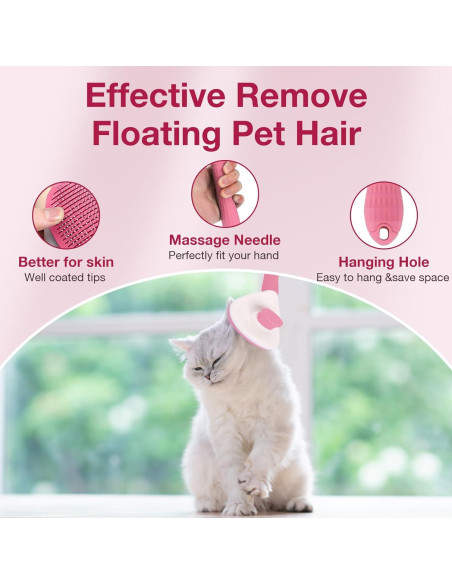 Cepillo Autolimpiante para Perros y Gatos Genérico 23.5x13.9cm