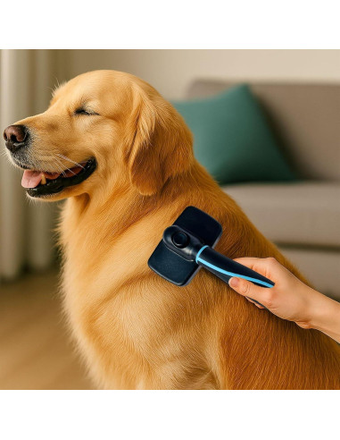 Cepillo Autolimpiante Richpet para Perros y Gatos - Grande