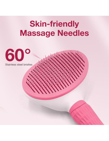 Cepillo Autolimpiante para Perros y Gatos Genérico 23.5x13.9cm