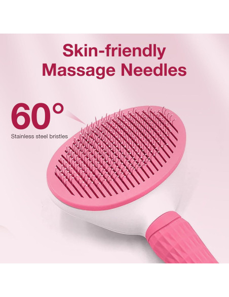 Cepillo Autolimpiante para Perros y Gatos Genérico 23.5x13.9cm