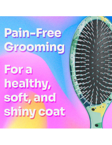 Cepillo Desenredador Wet Brush para Perros Grandes - Camuflaje