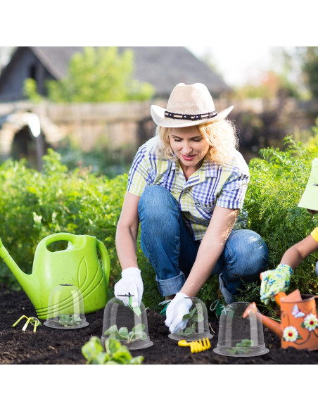 Juego de 20 Domos de Protección para Plantas Zopeal 19.5cm