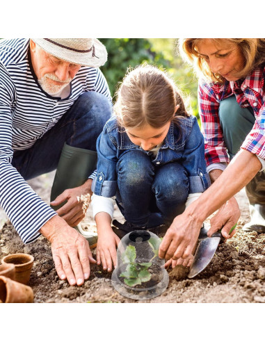 Juego de 20 Domos de Protección para Plantas Zopeal 19.5cm