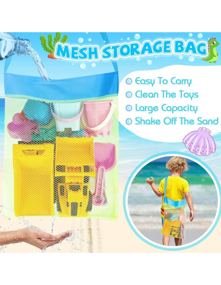 Juego de Juguetes de Playa FHOZGECY 35 Piezas con Vehículos