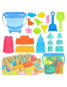 Juego de Juguetes de Playa Plegables RACPNEL 22 PCS para Niños
