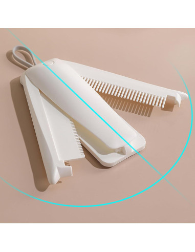 Cepillo Autolimpiante Slicker Soghot para Perros y Gatos Blanco