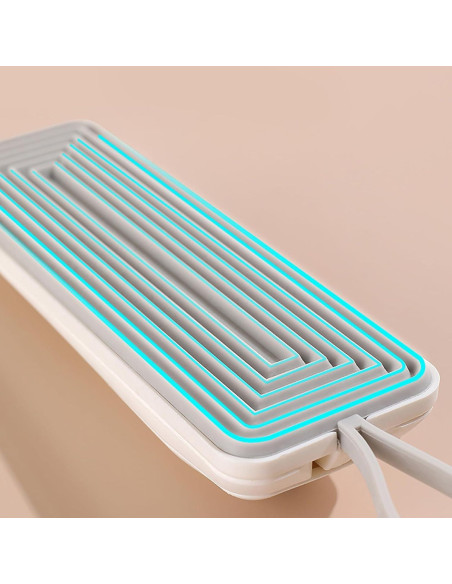 Cepillo Autolimpiante Slicker Soghot para Perros y Gatos Blanco