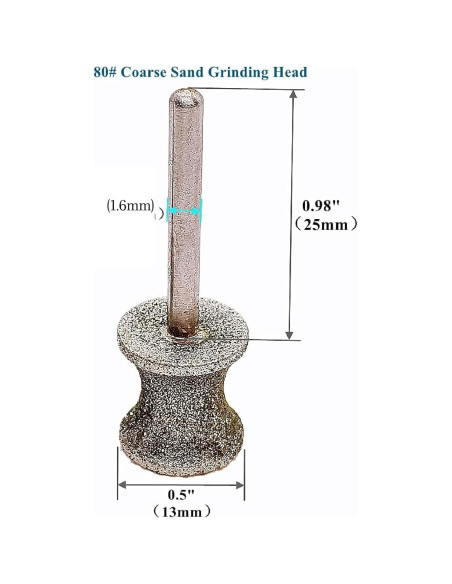 Puntas de Esmeril para Uñas de Perro WD Technology - 2 Piezas