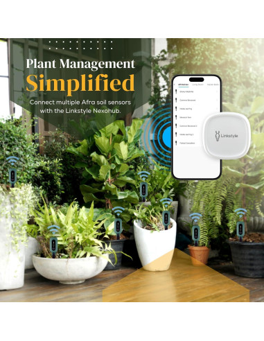 Sensor de Humedad de Suelo Linkstyle AFRA II 3 en 1 IP67