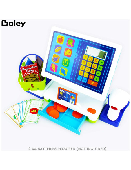 Registradora de Dinero Boley 1258A con Calculadora y Comida