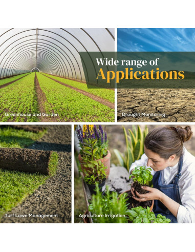 Sensor de Humedad de Suelo Linkstyle AFRA II 3 en 1 IP67