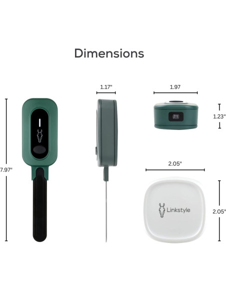 Sensor de Humedad de Suelo Linkstyle AFRA II 3 en 1 IP67